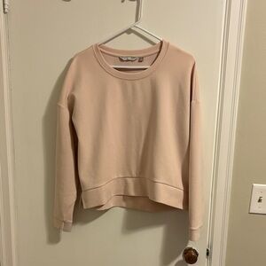 Athleta Light Pink Crewneck Top